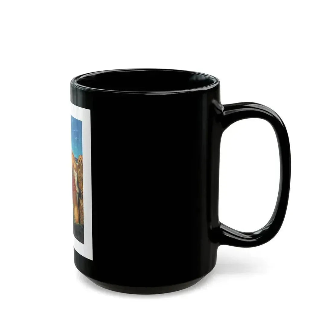 Adventure pulp magazine, cover art - Black Coffee Mug - Go Mug Yourself