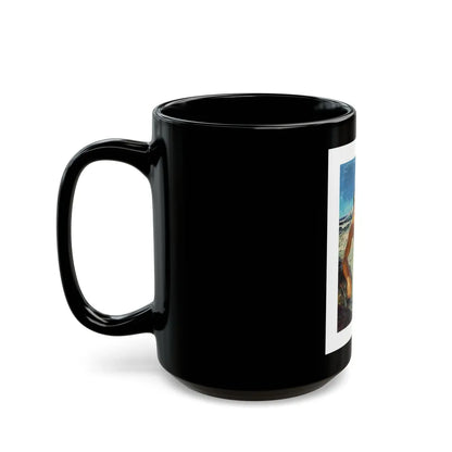 Adventure pulp magazine, cover art - Black Coffee Mug-Go Mug Yourself