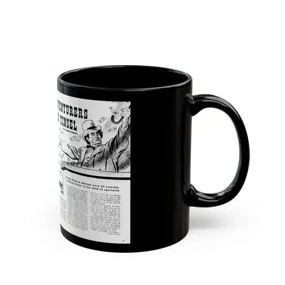 Adventures In Tinsel, Adam magazine, October 1958 - Black Coffee Mug - Go Mug Yourself