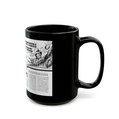 Adventures In Tinsel, Adam magazine, October 1958 - Black Coffee Mug - Go Mug Yourself