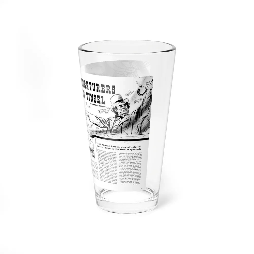 Adventures In Tinsel, Adam magazine, October 1958 (Magazine Illustration) Pint Glass 16oz-Go Mug Yourself