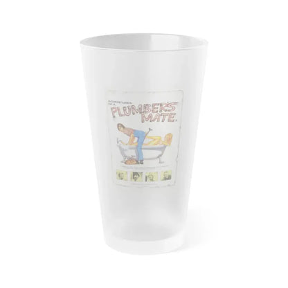 ADVENTURES OF A PLUMBER'S MATE 1978 Movie Poster - Frosted Pint Glass 16oz Default Title - Go Mug Yourself