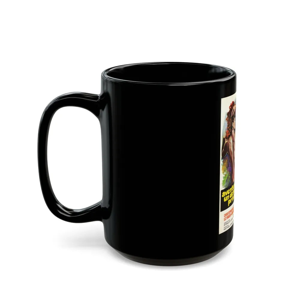 ADVENTURES OF A PRIVATE EYE 1977 Movie Poster - Black Coffee Mug-Go Mug Yourself