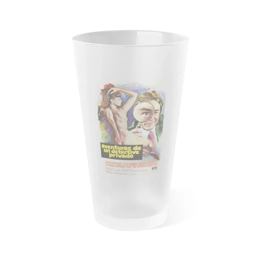 ADVENTURES OF A PRIVATE EYE 1977 Movie Poster - Frosted Pint Glass 16oz Default Title - Go Mug Yourself