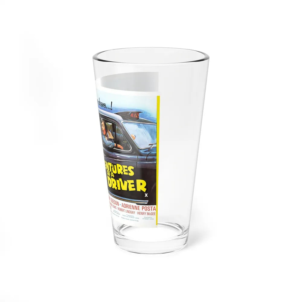 ADVENTURES OF A TAXI DRIVER 1976 Movie Poster - Pint Glass 16oz-Go Mug Yourself