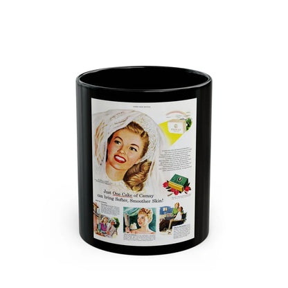 Advertisement for Camay, Ladies' Home Journal, September 1946 - Black Coffee Mug-11oz-Go Mug Yourself