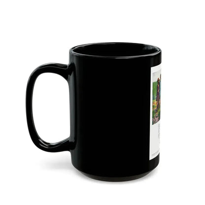 Advertisement for Cheney Silks, Harper's Bazaar, April 1923 - Black Coffee Mug - Go Mug Yourself