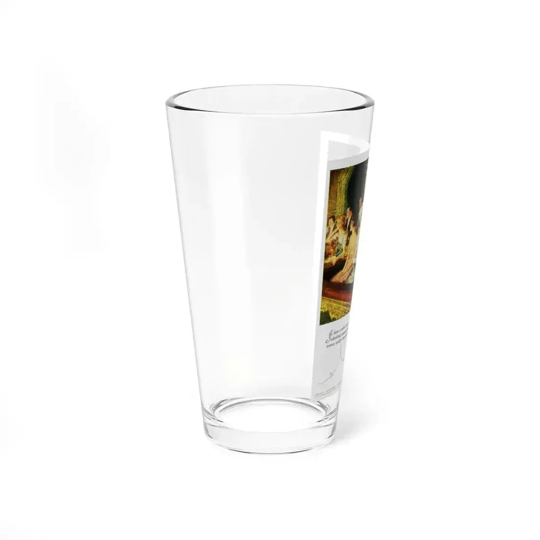 Advertisement for Cheney Silks, Harper's Bazaar, October 1922 (Magazine Illustration) Pint Glass 16oz - Go Mug Yourself