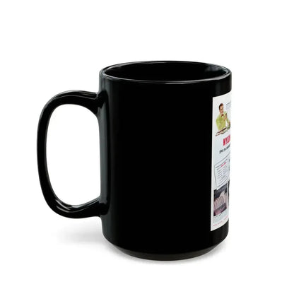 Advertisement for DuPont, Saturday Evening Post, April 9, 1949 - Black Coffee Mug - Go Mug Yourself