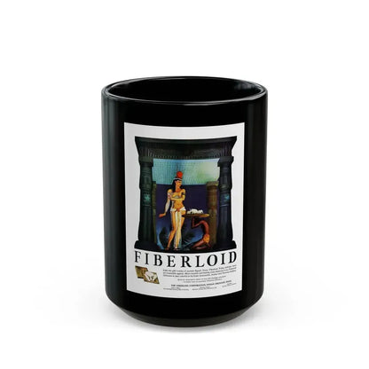 Advertisement for Fiberloid, Harper's Bazaar, October 1923 - Black Coffee Mug 15oz - Go Mug Yourself