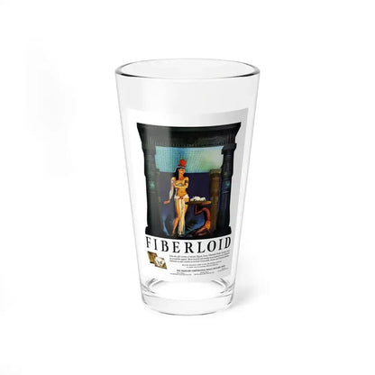 Advertisement for Fiberloid, Harper's Bazaar, October 1923 (Magazine Illustration) Pint Glass 16oz 16oz - Go Mug Yourself