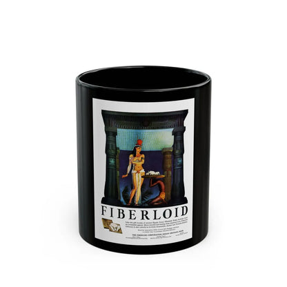 Advertisement for Fiberloid, Harper's Bazaar, October 1923 - Black Coffee Mug-11oz-Go Mug Yourself