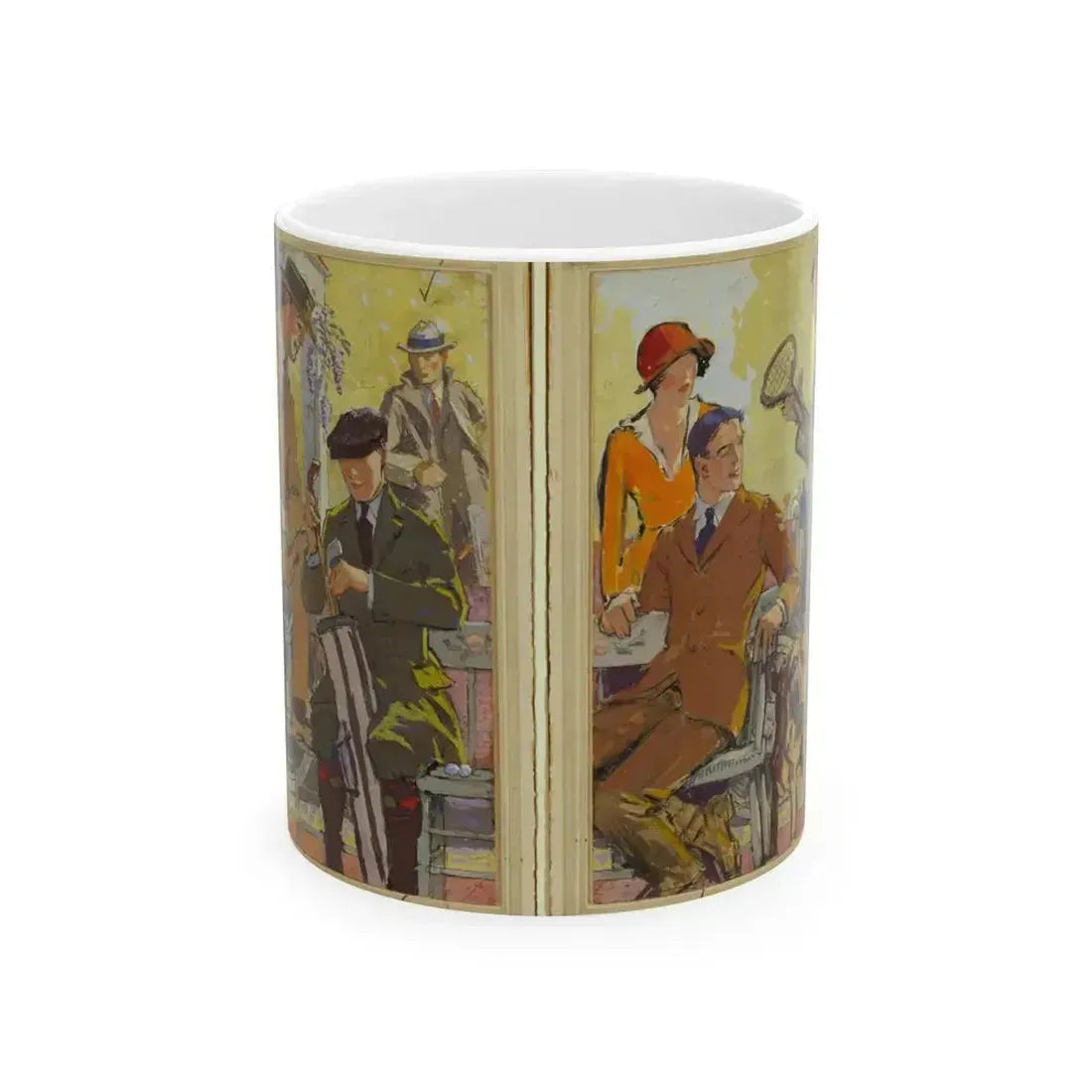 Advertisement for Hart, Schaffner & Marx Clothes, 1900 - White Coffee Mug 11oz - Go Mug Yourself