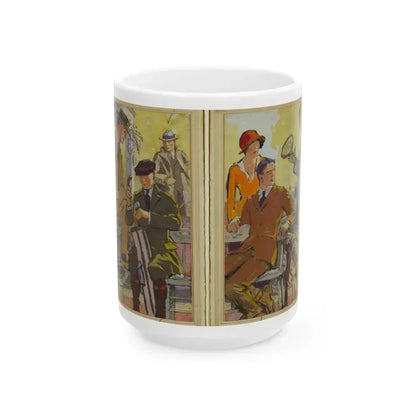 Advertisement for Hart, Schaffner & Marx Clothes, 1900 - White Coffee Mug 15oz - Go Mug Yourself