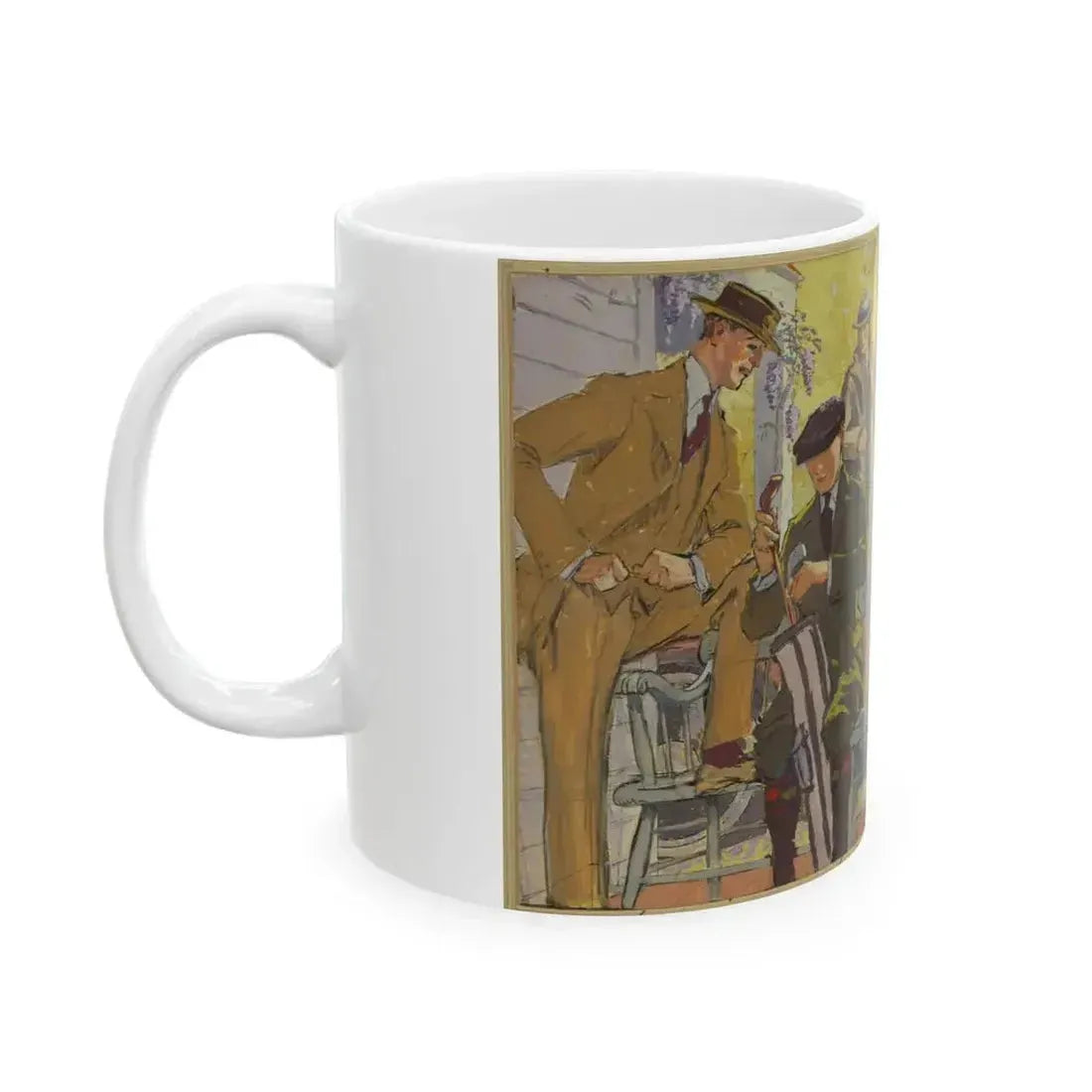 Advertisement for Hart, Schaffner & Marx Clothes, 1900 - White Coffee Mug - Go Mug Yourself