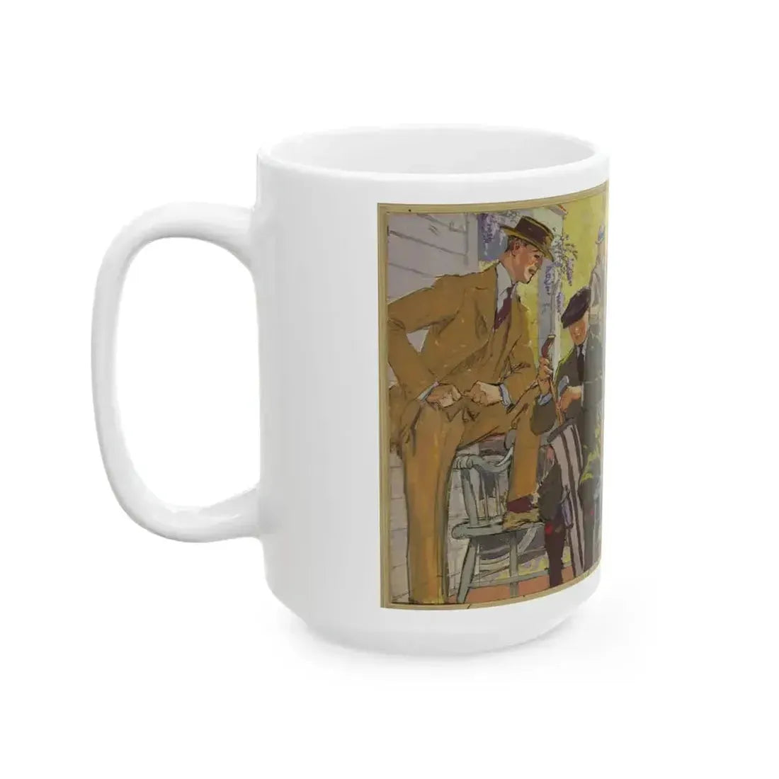 Advertisement for Hart, Schaffner & Marx Clothes, 1900 - White Coffee Mug - Go Mug Yourself