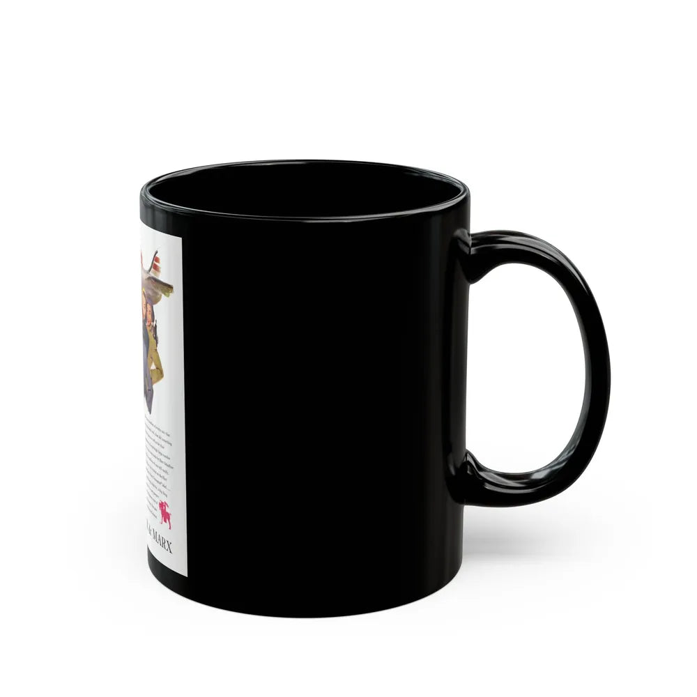 Advertisement for Hart Schaffner & Marx, Saturday Evening Post, November 5, 1949 - Black Coffee Mug-Go Mug Yourself