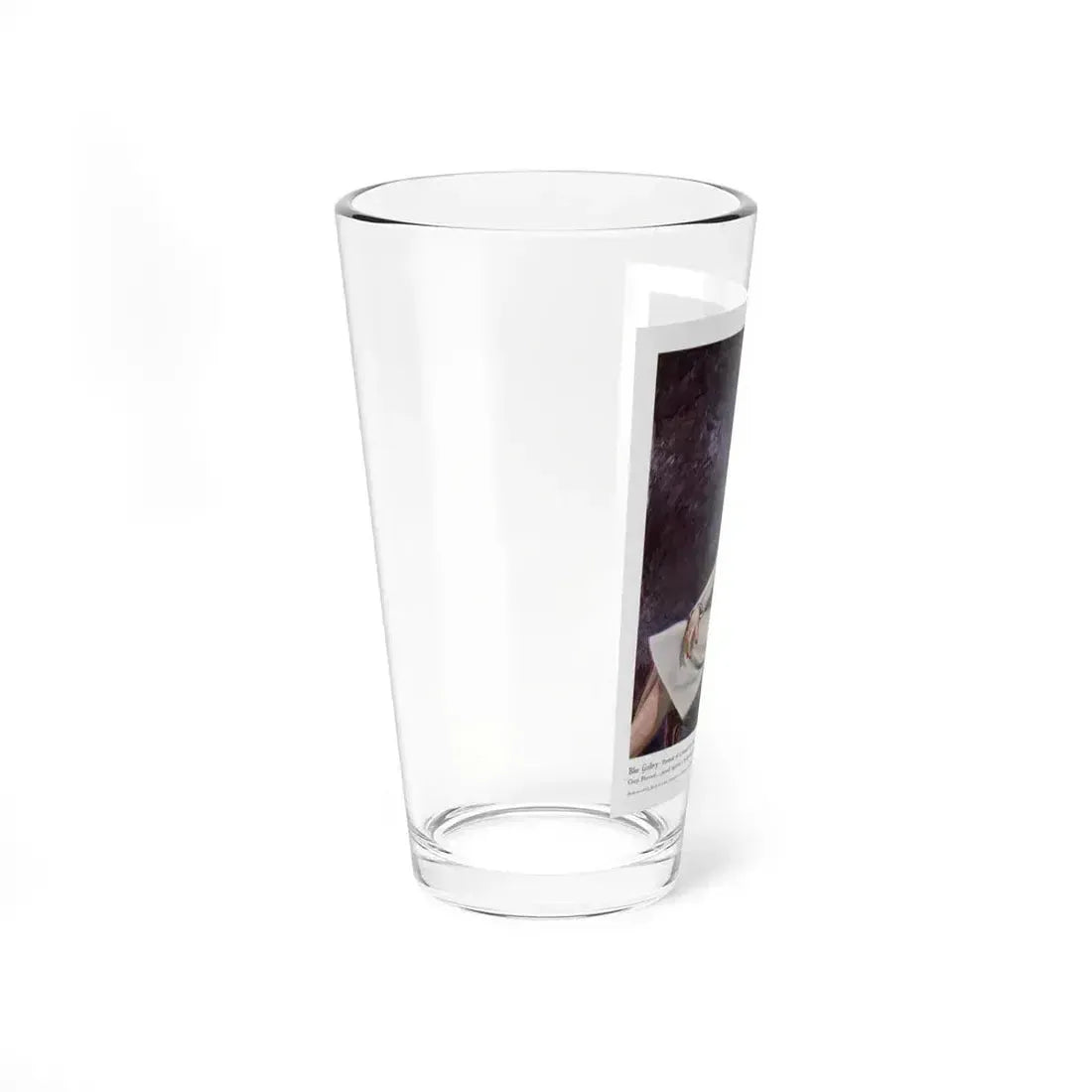 Advertisement for Hockanum Woolens, Harper's Bazaar, February 1942 (Magazine Illustration) Pint Glass 16oz - Go Mug Yourself