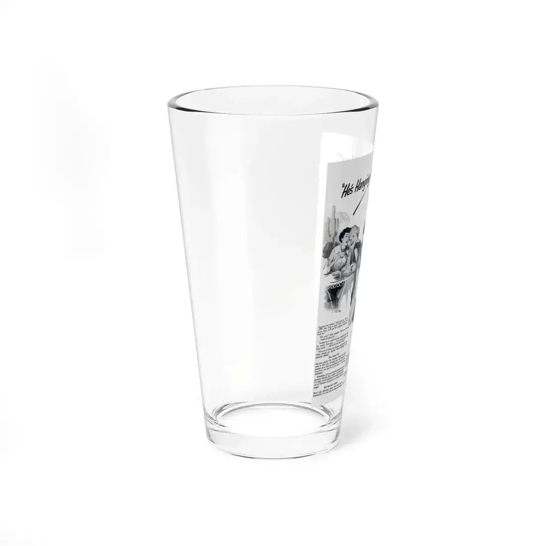 Advertisement for Listerine, LIFE, August 6, 1951 (Magazine Illustration) Pint Glass 16oz - Go Mug Yourself