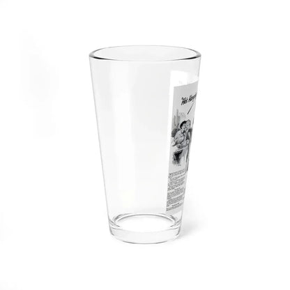 Advertisement for Listerine, LIFE, August 6, 1951 (Magazine Illustration) Pint Glass 16oz - Go Mug Yourself