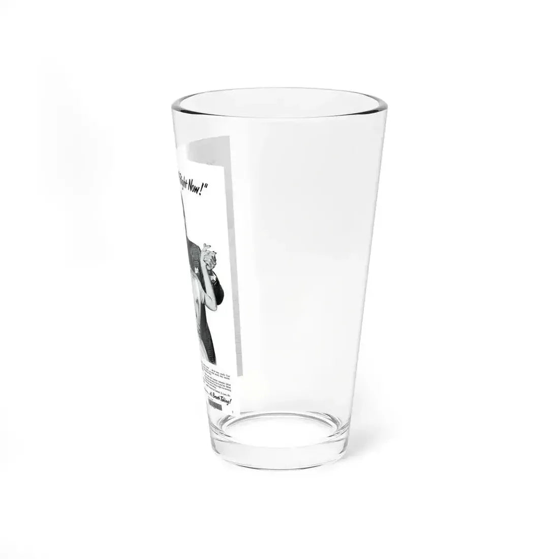 Advertisement for Listerine, LIFE, August 6, 1951 (Magazine Illustration) Pint Glass 16oz - Go Mug Yourself