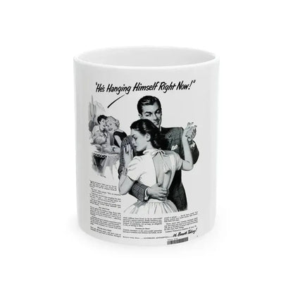 Advertisement for Listerine, LIFE, August 6, 1951 - White Coffee Mug 11oz - Go Mug Yourself