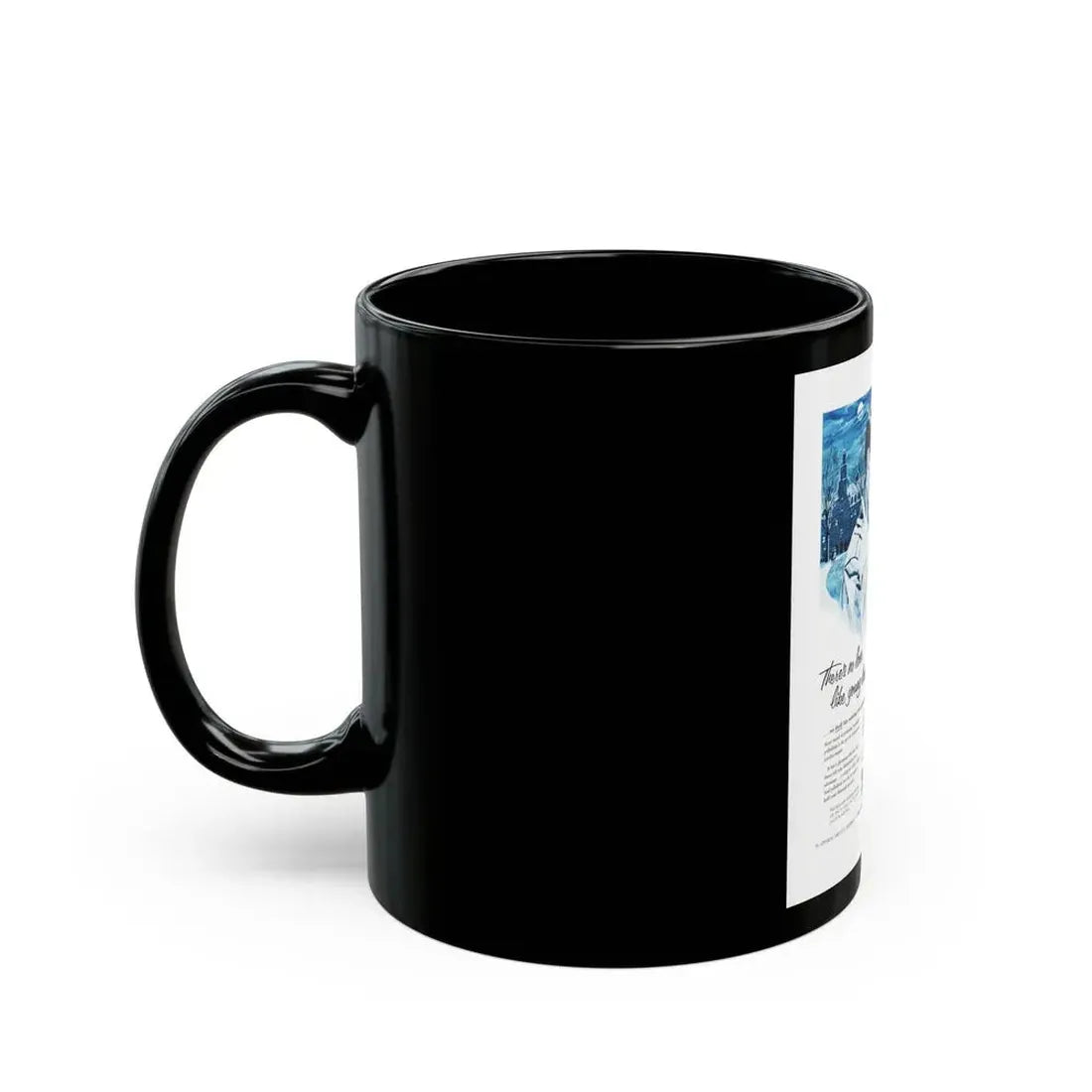 Advertisement for Palladium, Harper's Bazaar, November 1954 - Black Coffee Mug - Go Mug Yourself