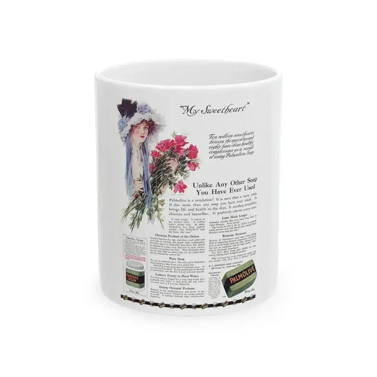 Advertisement for Palmolive, Vogue, November 15, 1911 - White Coffee Mug 11oz - Go Mug Yourself