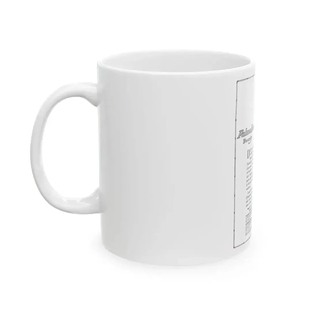 Advertisement for Palmolive, Vogue, November 15, 1913 - White Coffee Mug - Go Mug Yourself