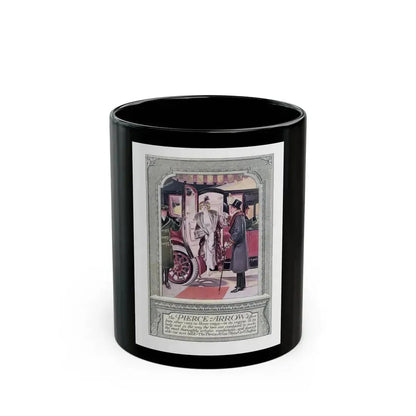 Advertisement for Pierce-Arrow, Vogue, Oct. 15, 1912 - Black Coffee Mug 11oz - Go Mug Yourself