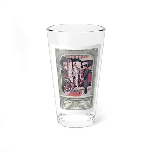 Advertisement for Pierce-Arrow, Vogue, Oct. 15, 1912 (Magazine Illustration) Pint Glass 16oz 16oz - Go Mug Yourself