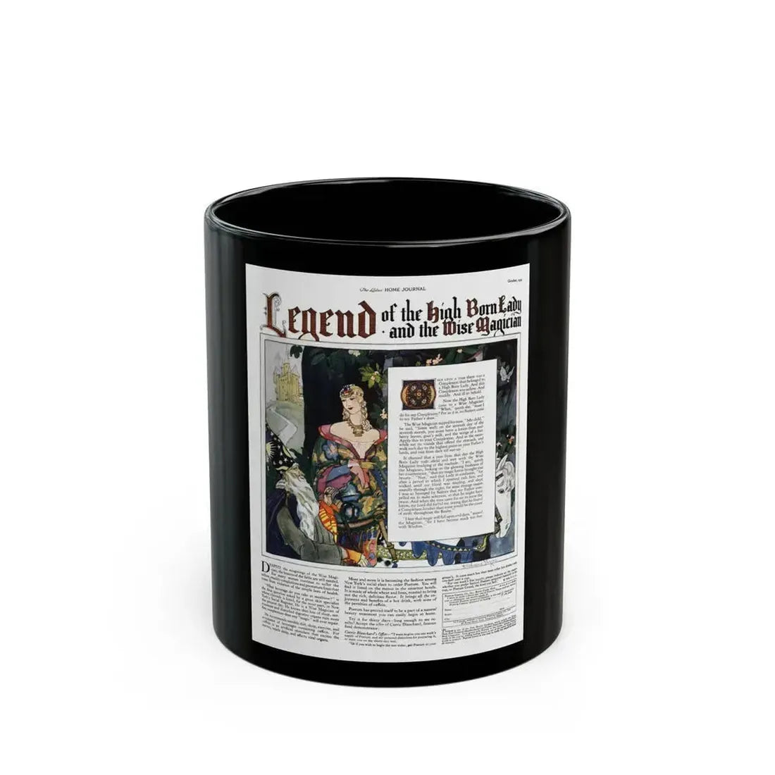 Advertisement for Postum, Ladies' Home Journal, October 1926 - Black Coffee Mug 11oz - Go Mug Yourself