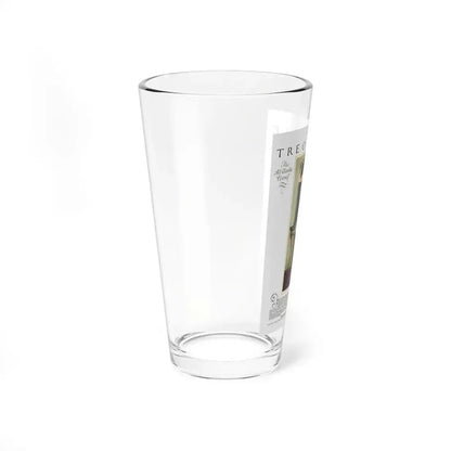 Advertisement for Treo-Girdle, Harper's Bazaar, April 1923 (Magazine Illustration) Pint Glass 16oz - Go Mug Yourself