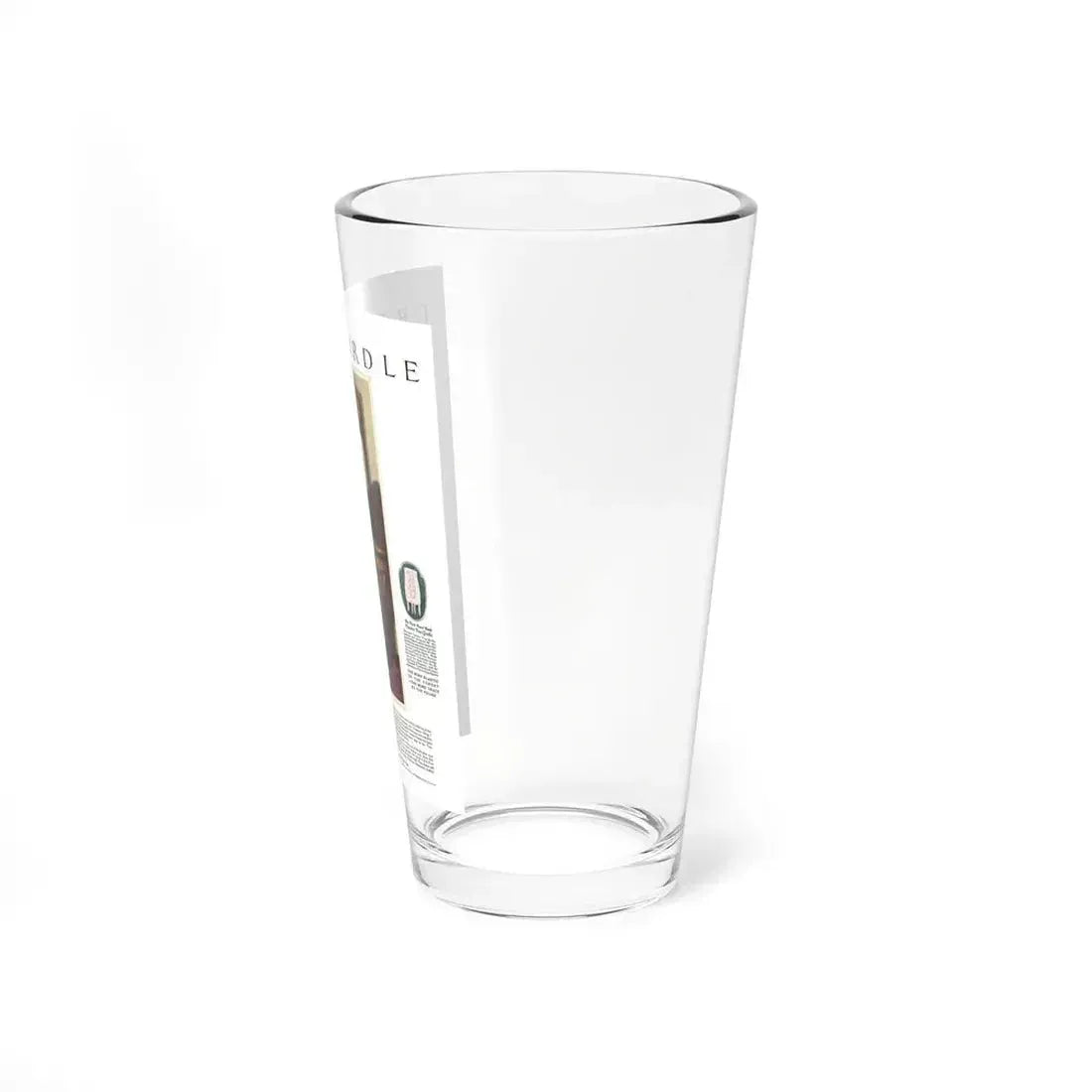 Advertisement for Treo-Girdle, Harper's Bazaar, April 1923 (Magazine Illustration) Pint Glass 16oz - Go Mug Yourself