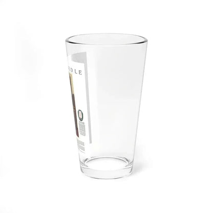 Advertisement for Treo-Girdle, Harper's Bazaar, April 1923 (Magazine Illustration) Pint Glass 16oz - Go Mug Yourself