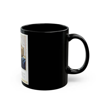 Advertisement for Wamsutta Percale, Harper's Bazaar, July 1930 - Black Coffee Mug - Go Mug Yourself