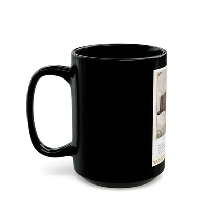 Advertisement for Wamsutta Percale, Harper's Bazaar, July 1930 - Black Coffee Mug - Go Mug Yourself