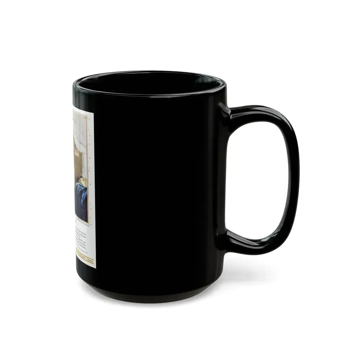 Advertisement for Wamsutta Percale, Harper's Bazaar, July 1930 - Black Coffee Mug - Go Mug Yourself