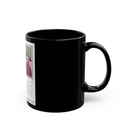 Advertisement for Wamsutta Percale, Harper's Bazaar, March 1931 - Black Coffee Mug - Go Mug Yourself