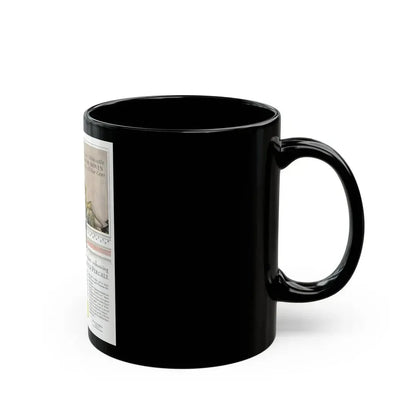 Advertisement for Wamsutta Percale, Harper's Bazaar, November 1928 - Black Coffee Mug - Go Mug Yourself
