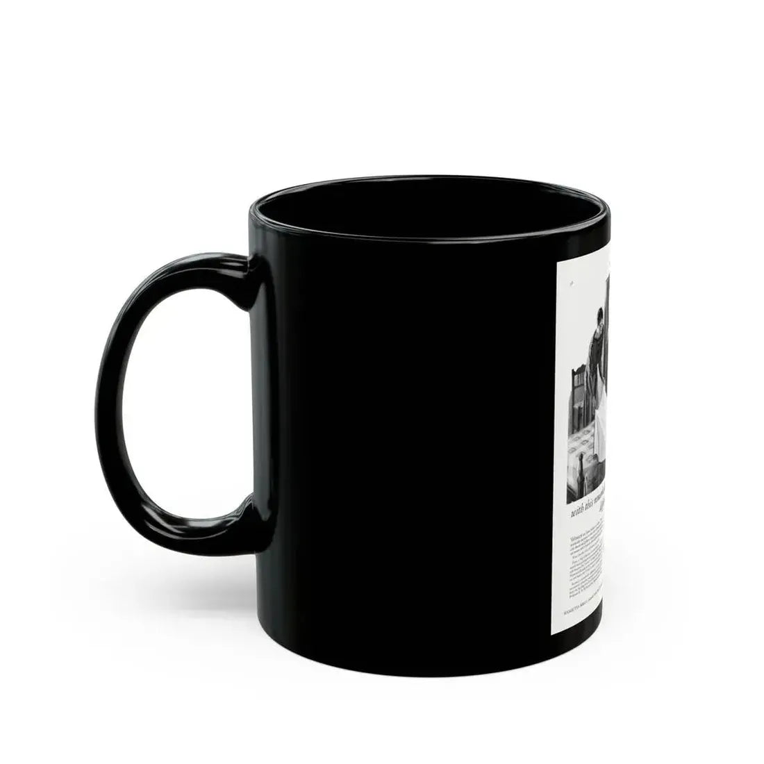 Advertisement for Wamsutta Percale, Ladies' Home Journal, September 1927 - Black Coffee Mug - Go Mug Yourself