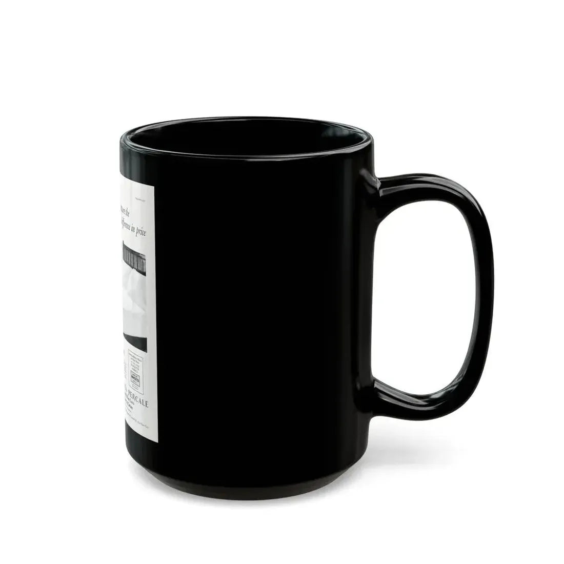 Advertisement for Wamsutta Percale, Ladies' Home Journal, September 1927 - Black Coffee Mug - Go Mug Yourself