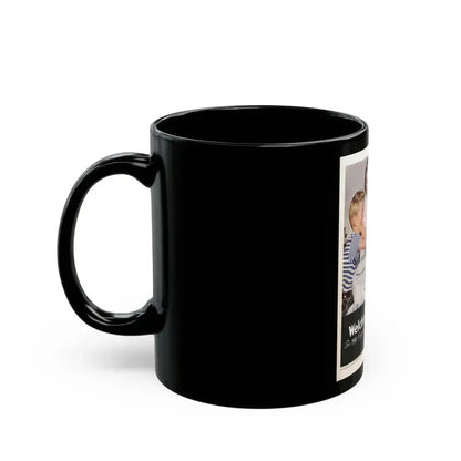 Advertisement for Welch's, Saturday Evening Post, March 22, 1947 - Black Coffee Mug - Go Mug Yourself