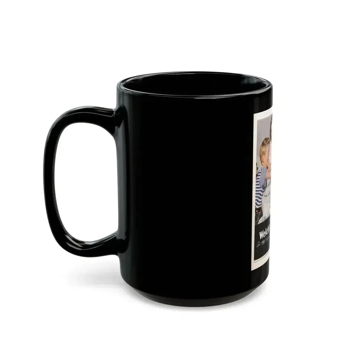 Advertisement for Welch's, Saturday Evening Post, March 22, 1947 - Black Coffee Mug - Go Mug Yourself