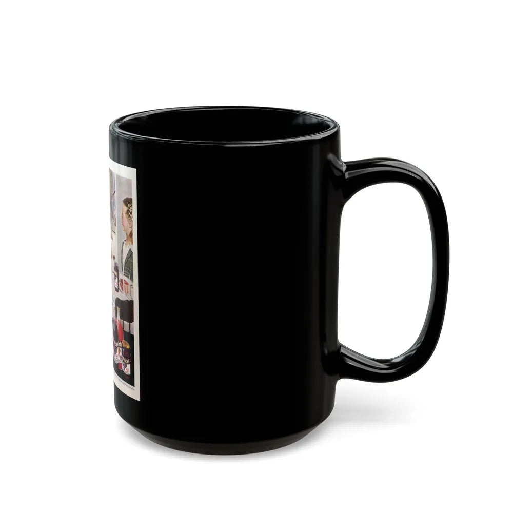 Advertisement for Welch's, Saturday Evening Post, March 22, 1947 - Black Coffee Mug-Go Mug Yourself