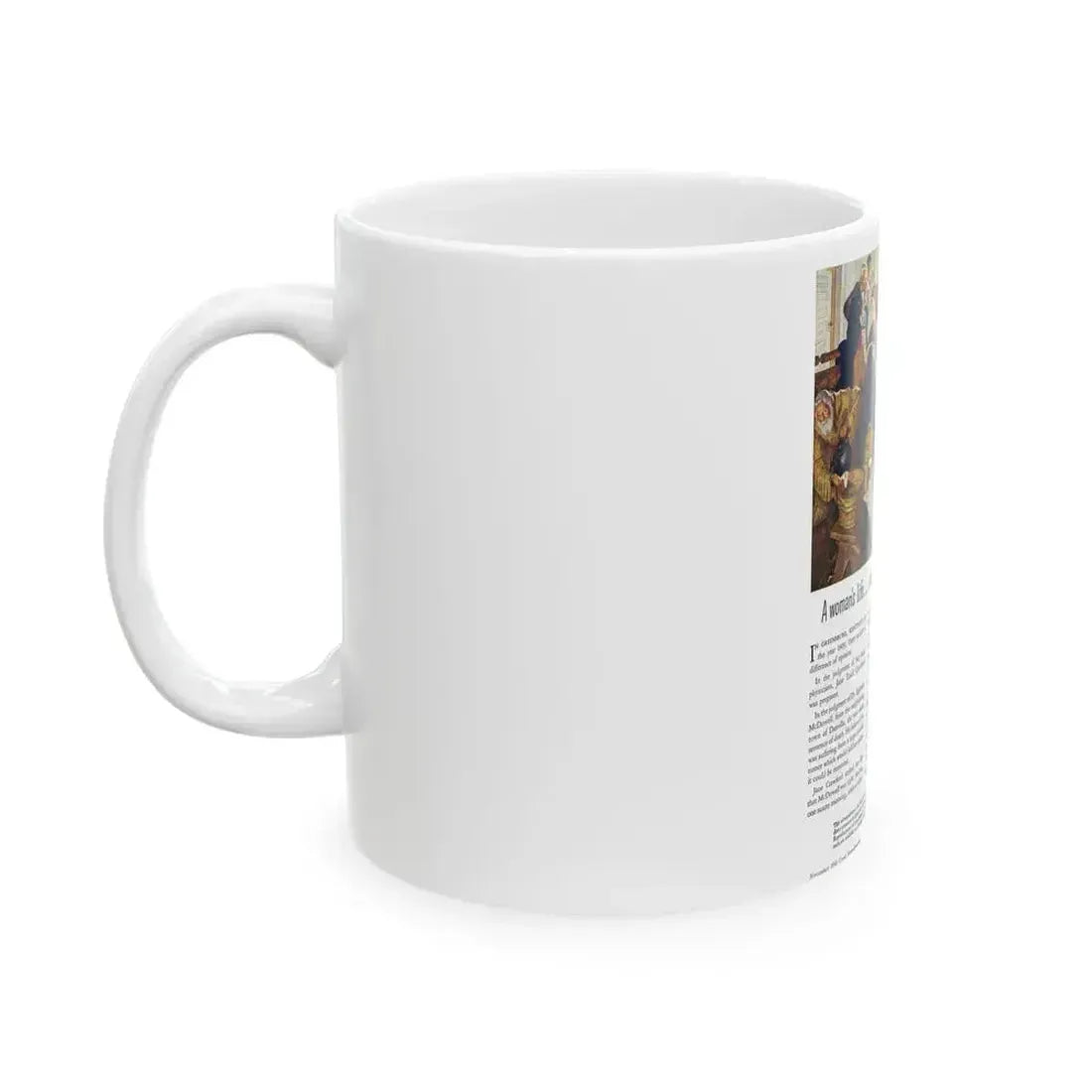 Advertisement for Wyeth, Good Housekeeping, November 1943 - White Coffee Mug - Go Mug Yourself