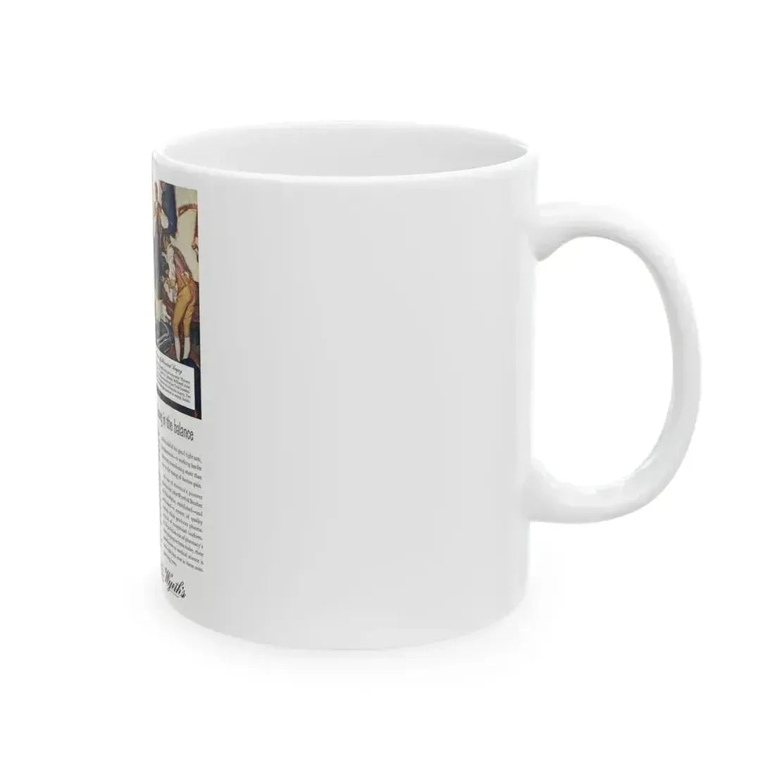 Advertisement for Wyeth, Good Housekeeping, November 1943 - White Coffee Mug - Go Mug Yourself