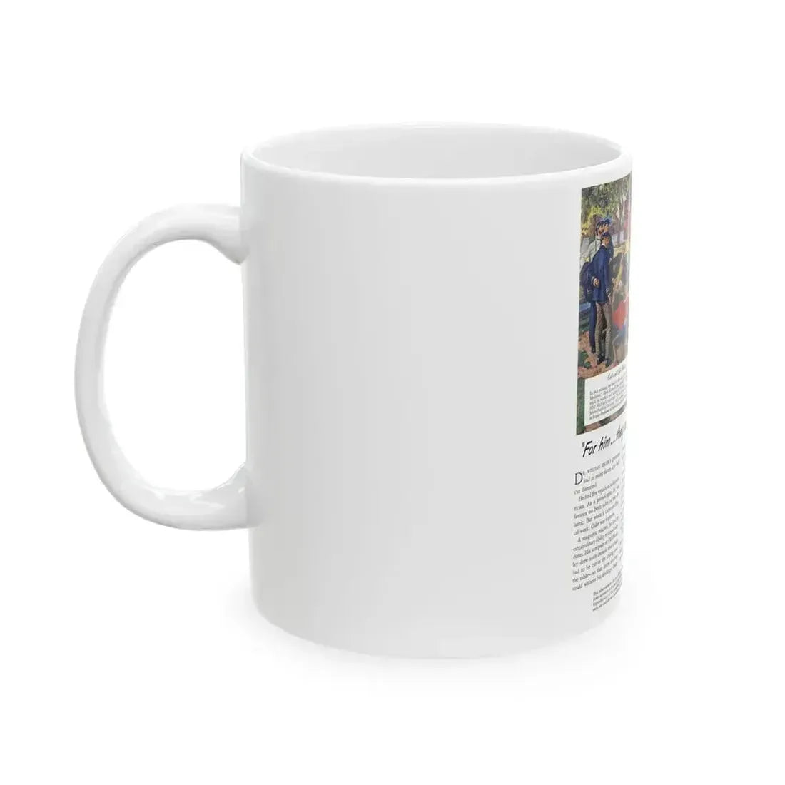 Advertisement for Wyeth, Good Housekeeping, October 1943 - White Coffee Mug - Go Mug Yourself