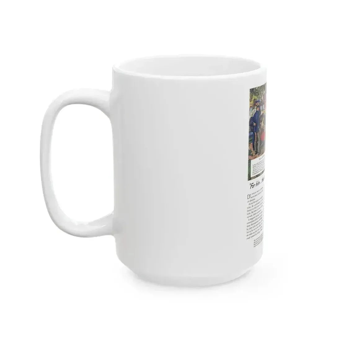 Advertisement for Wyeth, Good Housekeeping, October 1943 - White Coffee Mug - Go Mug Yourself