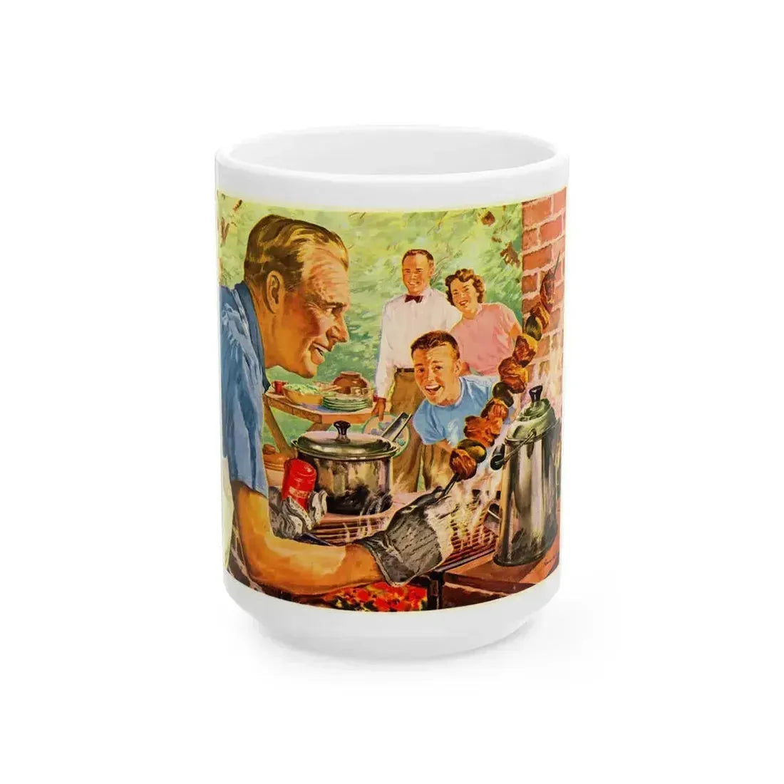 Advertisement from Woman's Day, August 1952 - White Coffee Mug 15oz - Go Mug Yourself